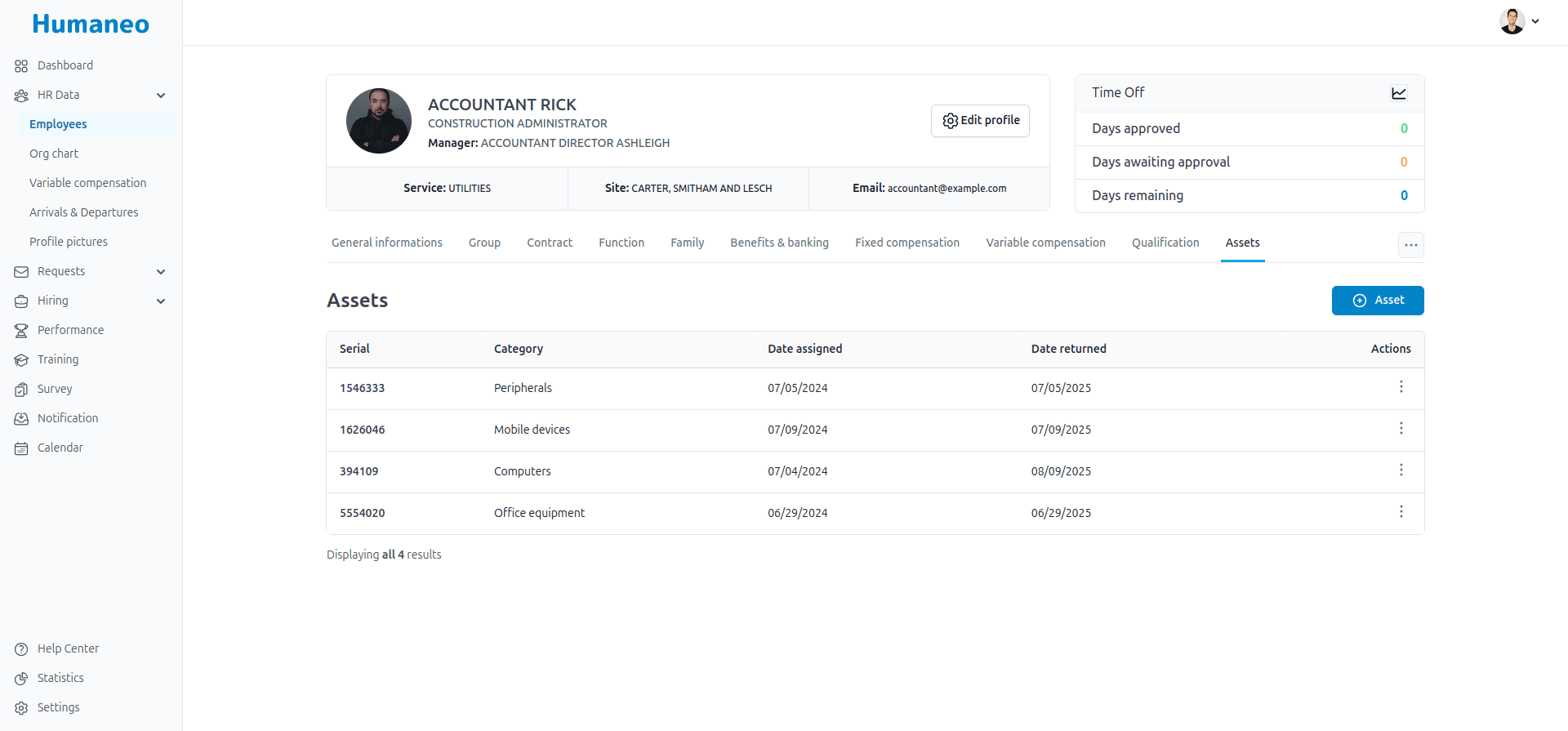 Assets Management